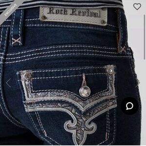 Rock Revival Betty Crop Denim.